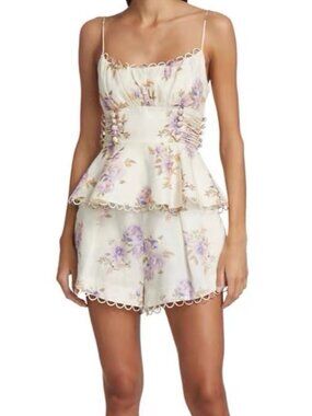 Zimmermann Floral Camisole / Top - Size 1 (Fits US 4-6 / S)